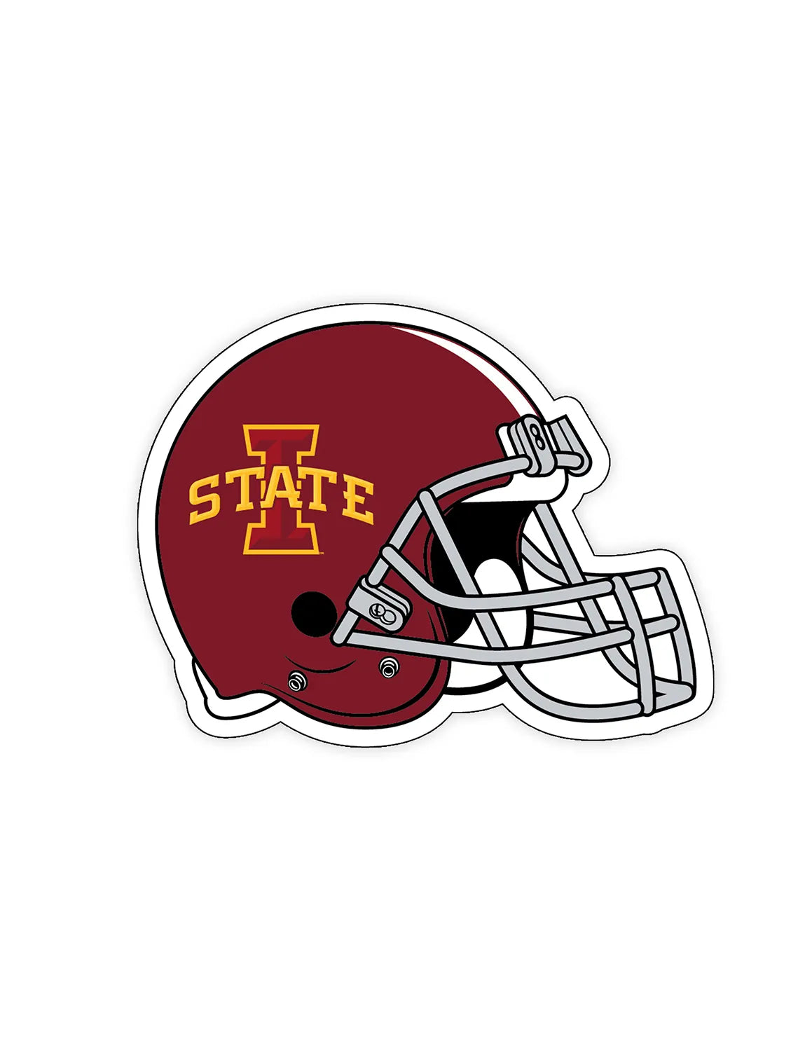 ISU Helmet Car Magnet