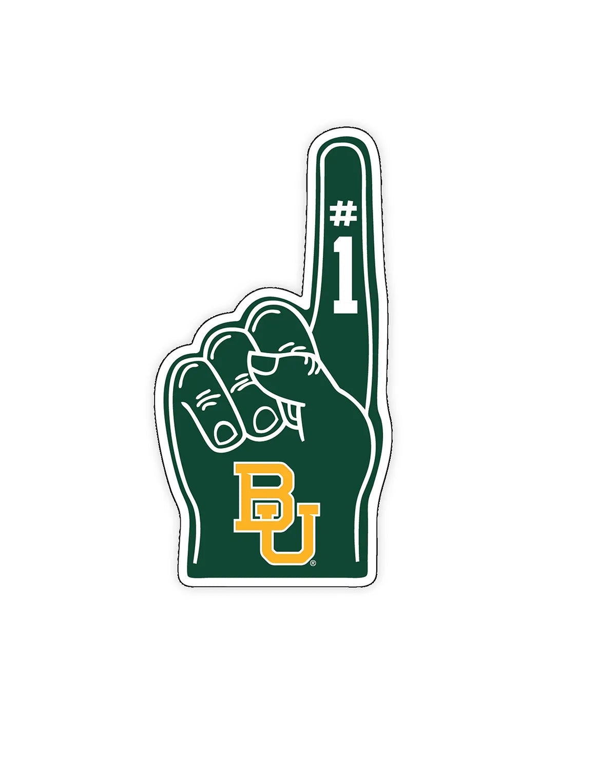 BU #1 Car Magnet