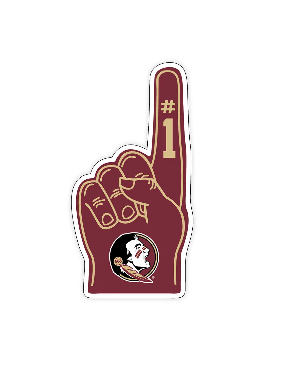 FSU #1 Car Magnet