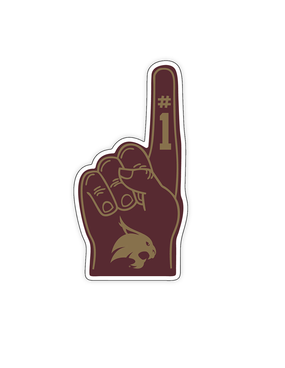 TXST #1 Car Magnet