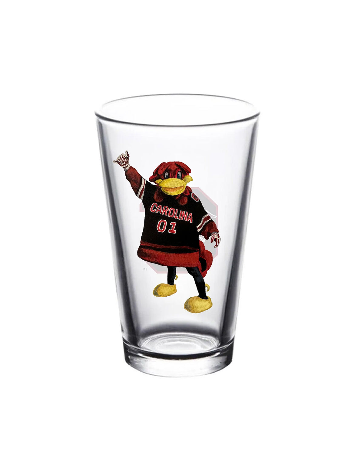 USC Cocky Pint Glass
