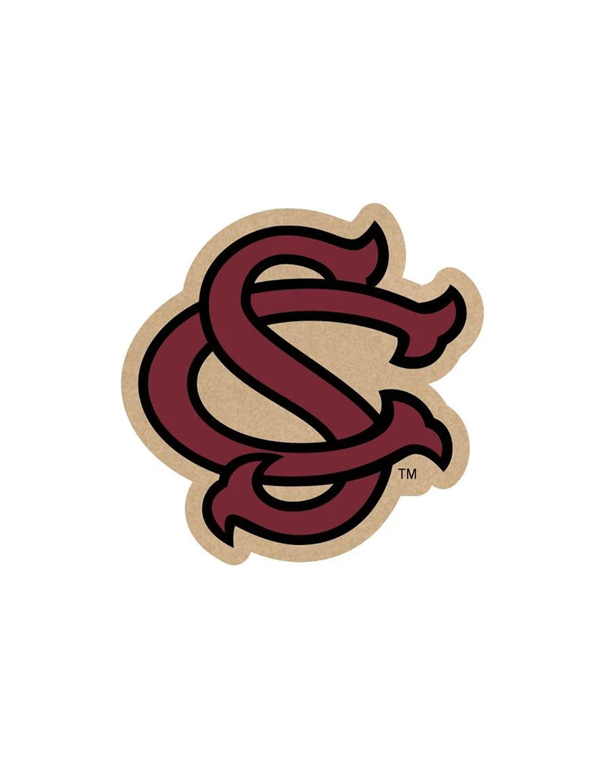 USC Logo Wood Magnet