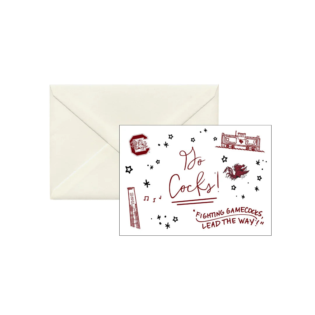 USC Confetti Boxed Note Cards