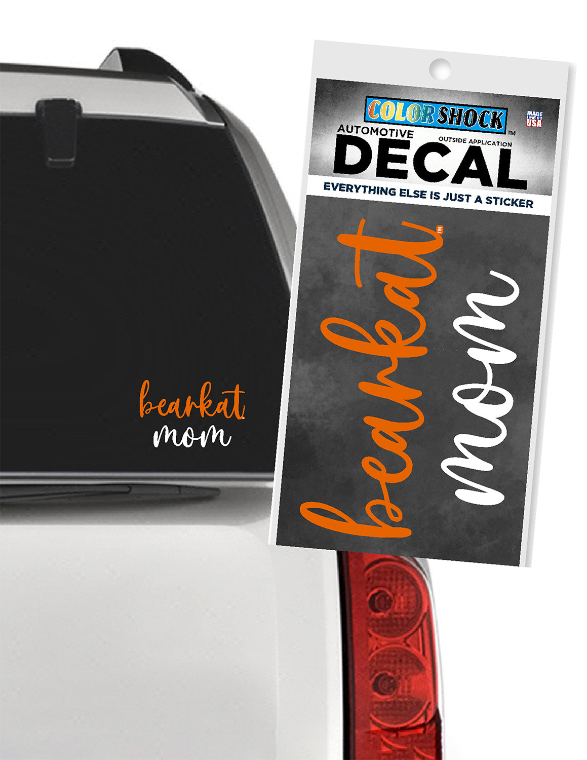 SHSU Mom Pretty Script Car Decal