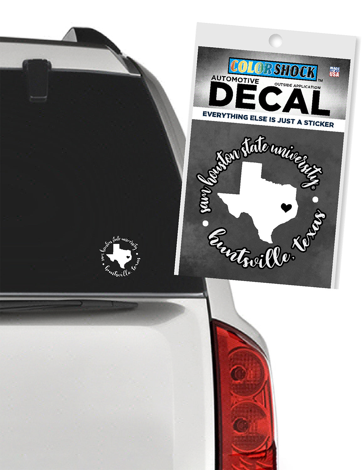 SHSU Round Huntsville Car Decal