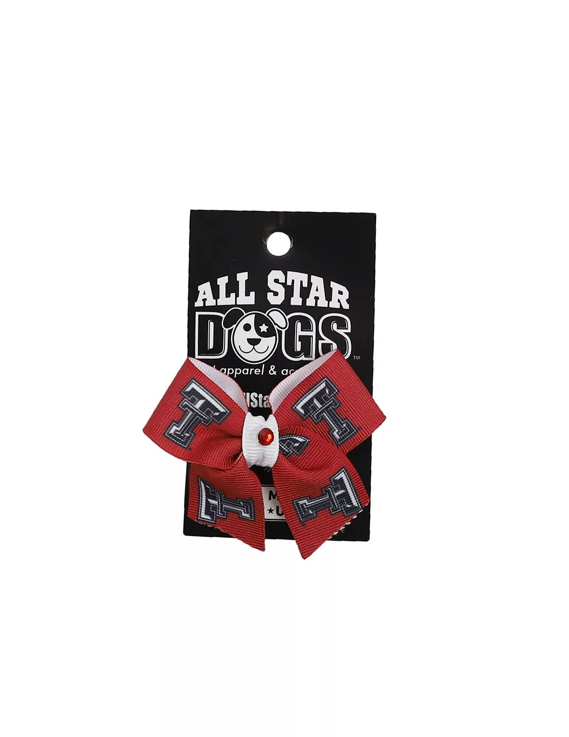 TTU Dog Hair Bow