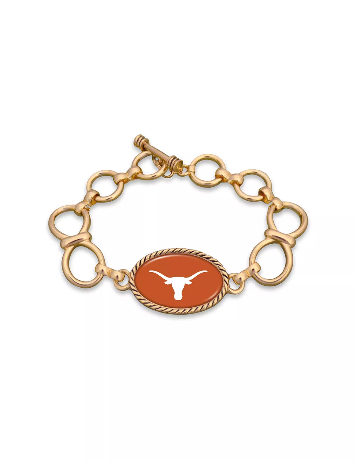 UT Chain Toggle Bracelet
