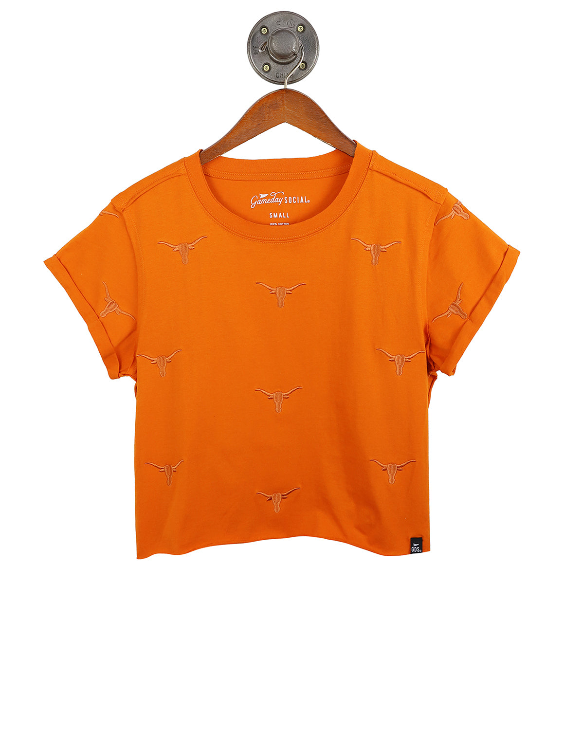 UT Ritter Cuffed Cropped Short Sleeve Tee