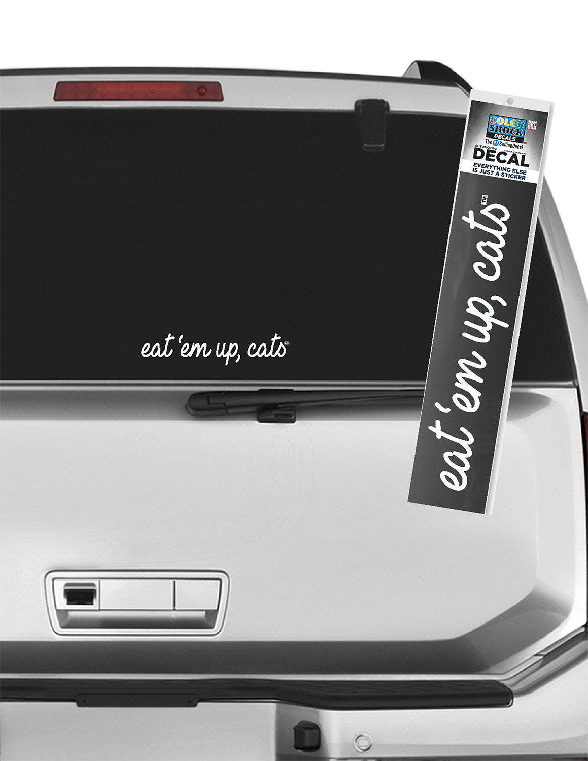 TXST Eat 'Em Up Cats Car Decal