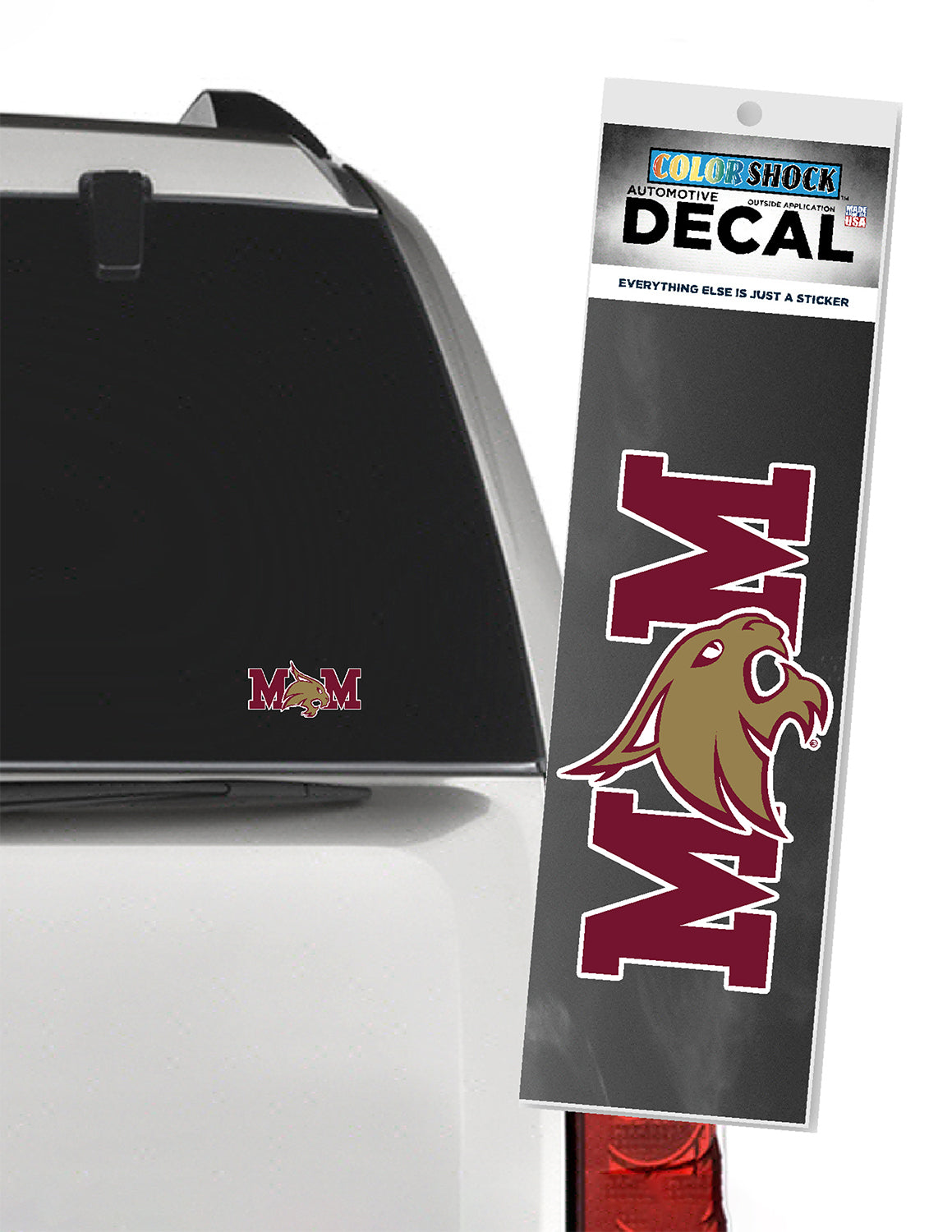 TXST Mascot Mom Car Decal