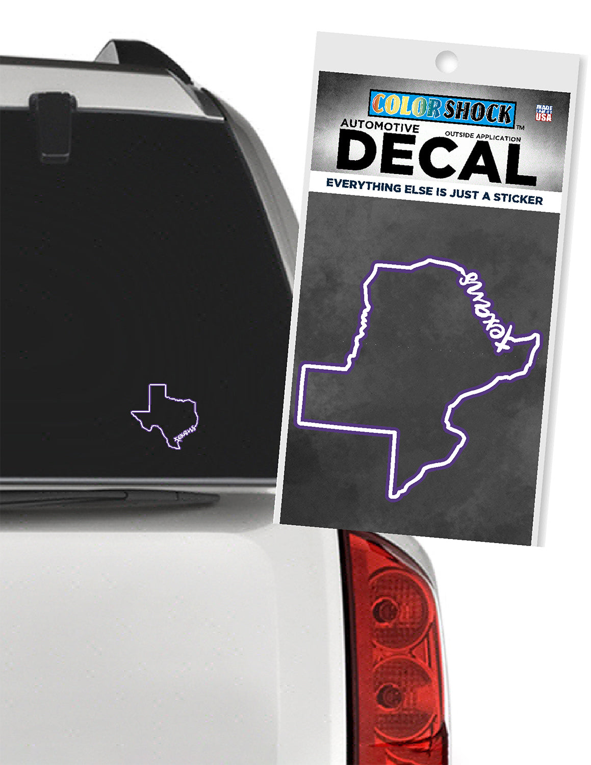 TSU Texans State Script Decal