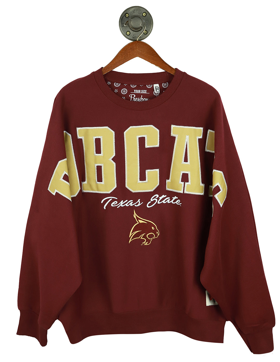 TXST Flannigan Oversized Crewneck