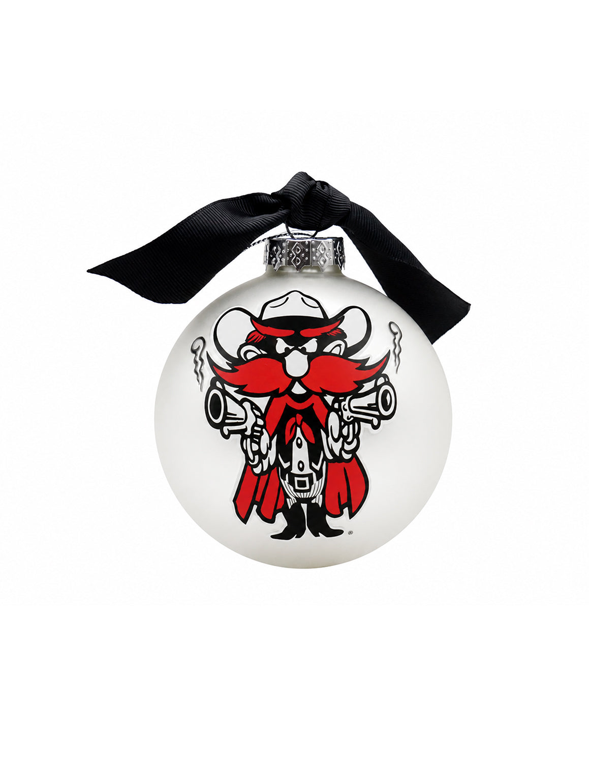 TTU Mascot Glass Ball Ornament