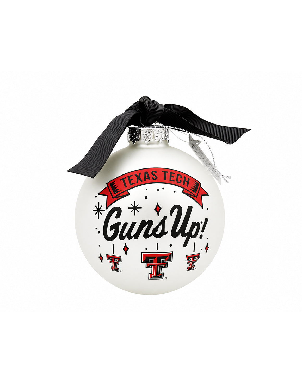 TTU Mascot Glass Ball Ornament