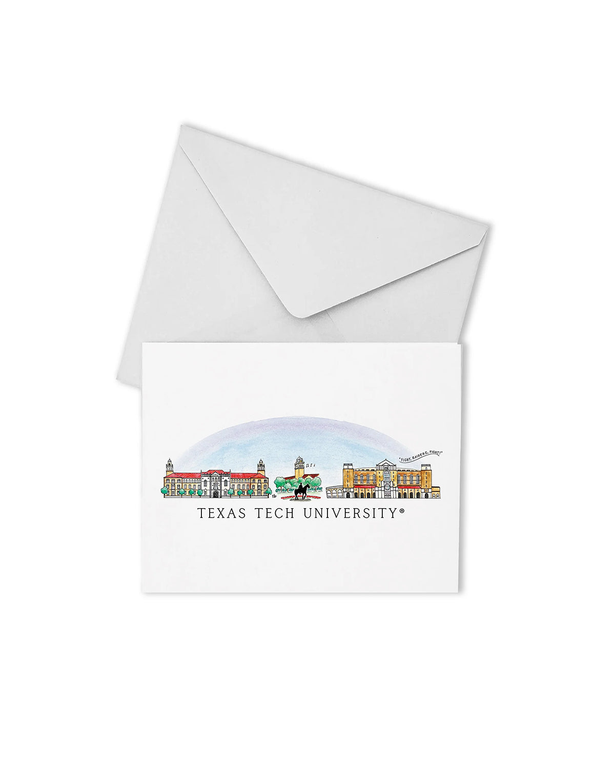 TTU Skyline Boxed Note Cards