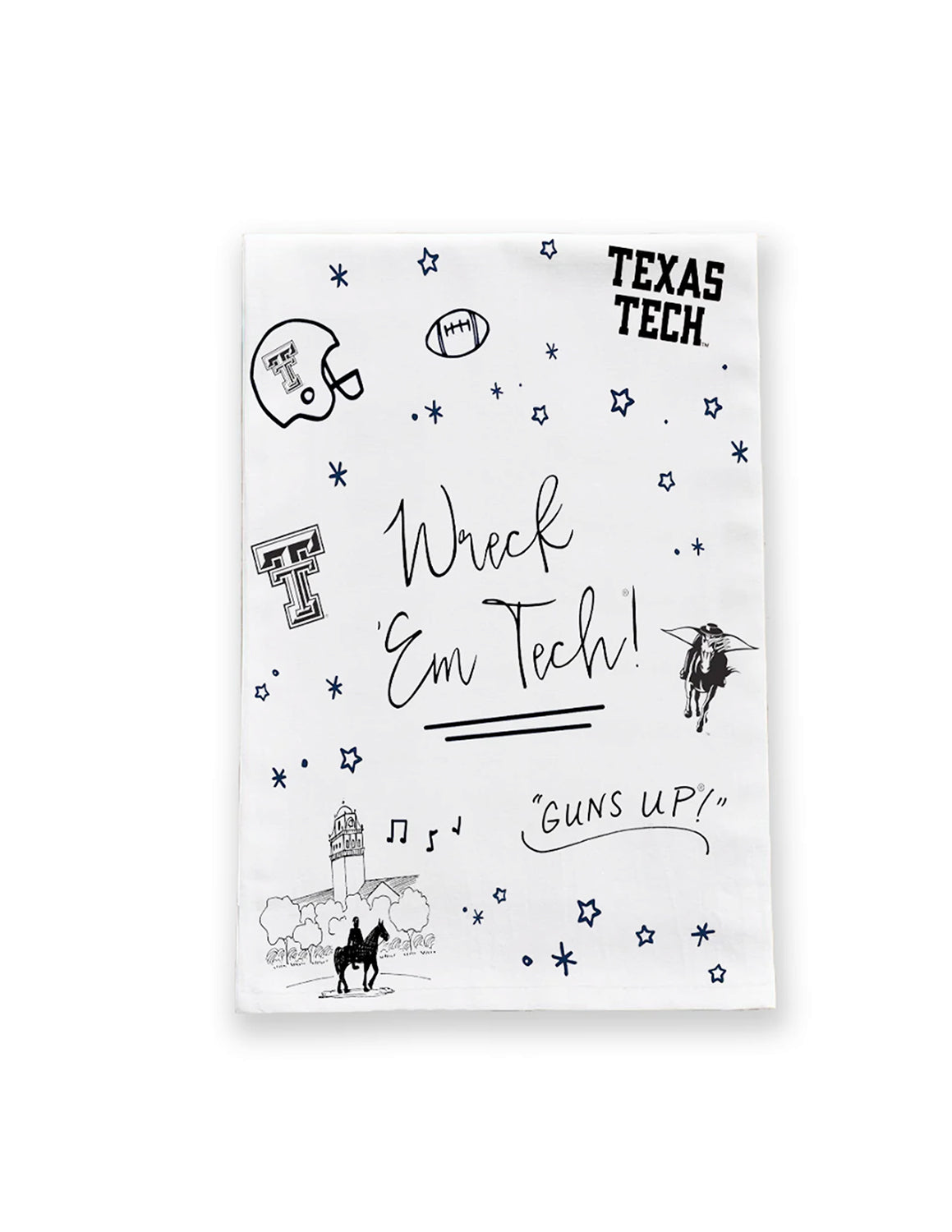 TTU Confetti Tea Towel