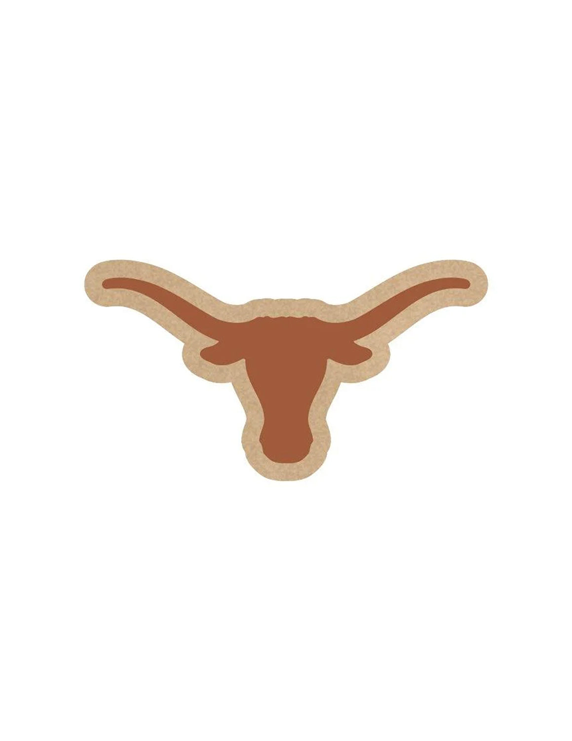 UT Longhorn Wood Magnet