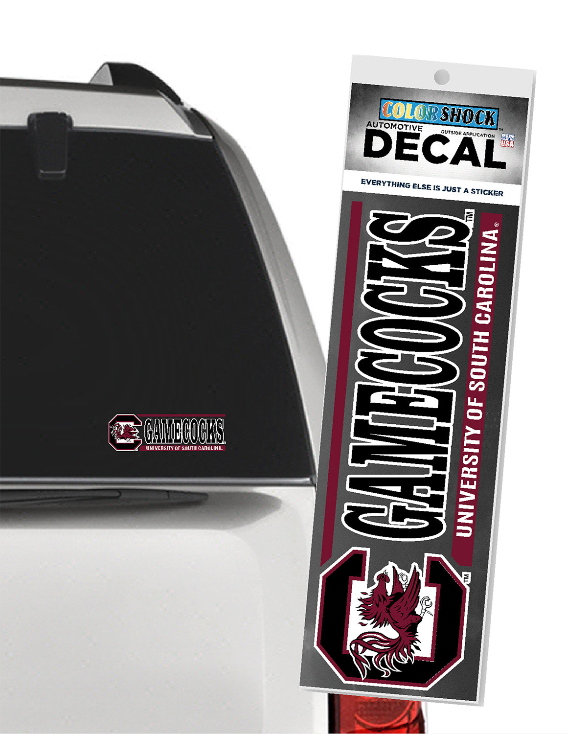 USC Gamecocks Over USC Car Decal