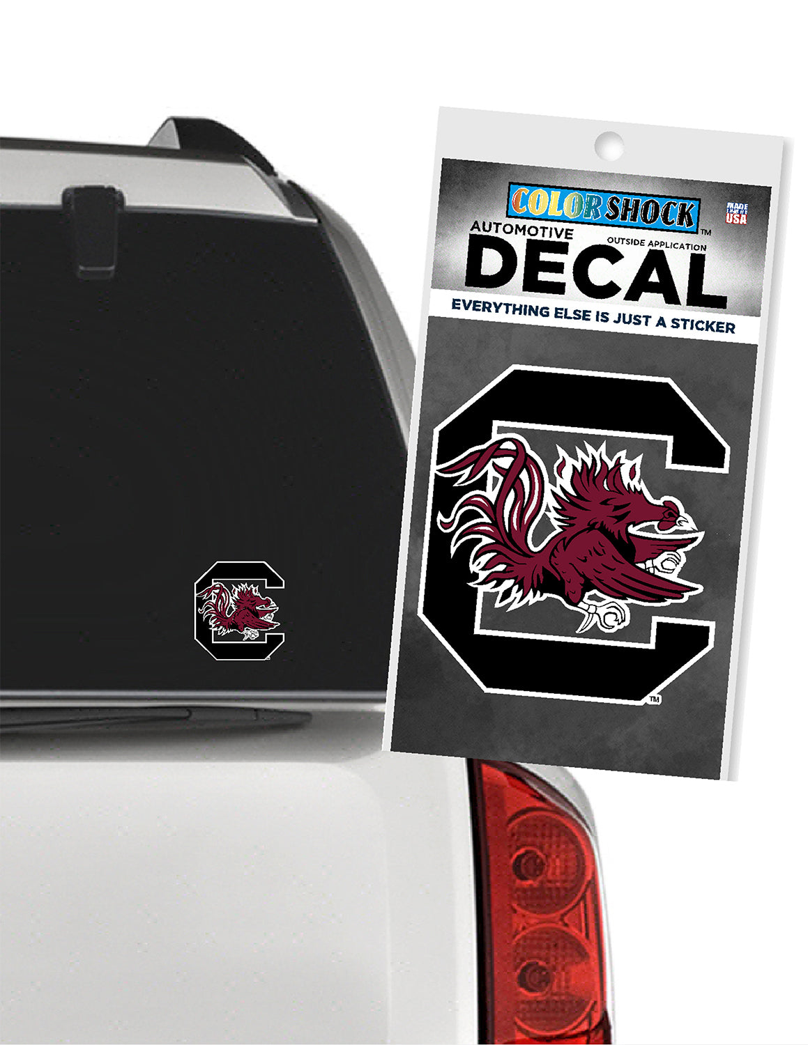 USC Primary C Gamecock Logo Car Decal