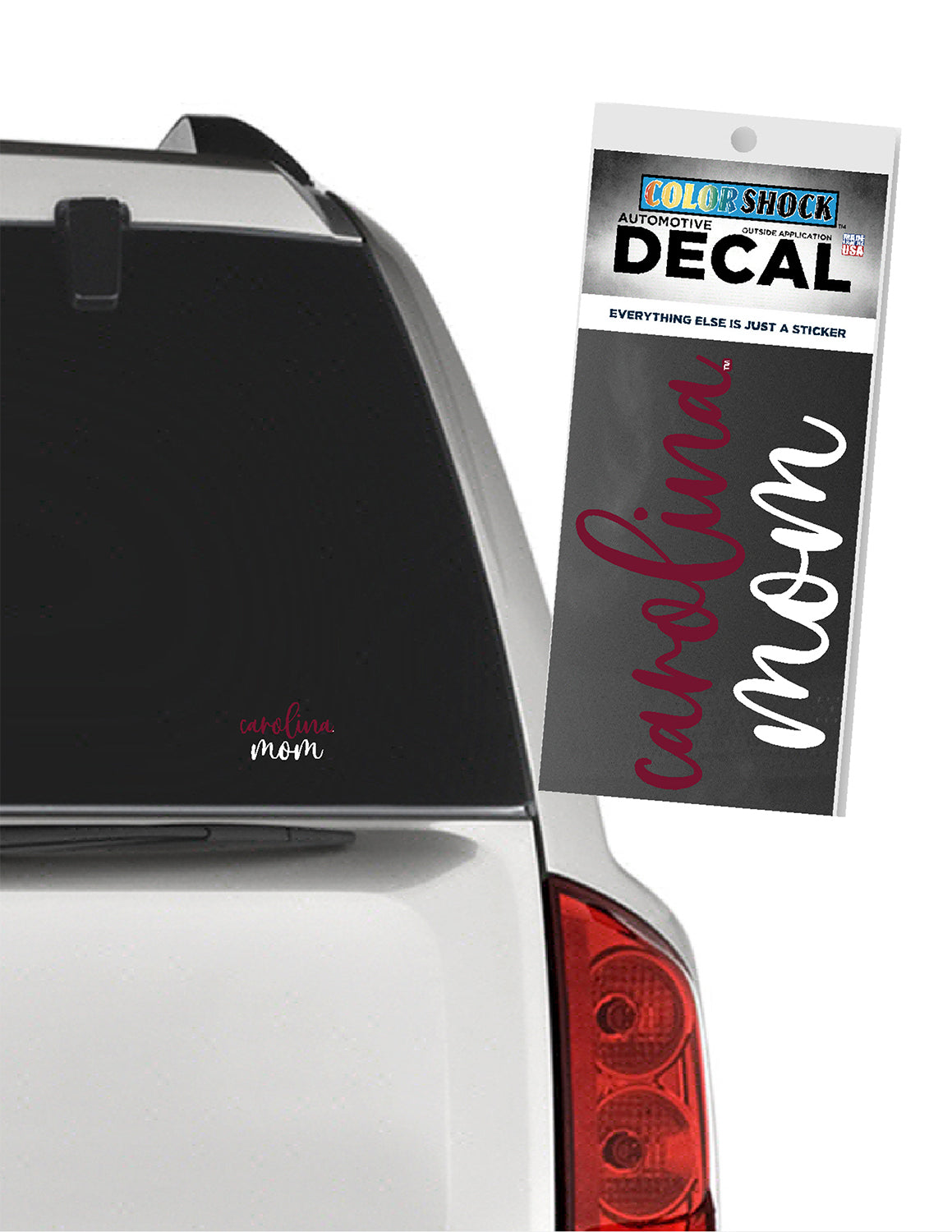 USC Mom Pretty Script Car Decal