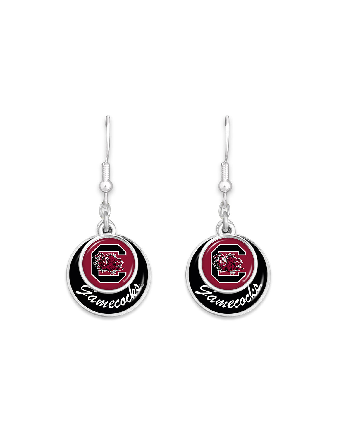USC Stacked Disc Earrings
