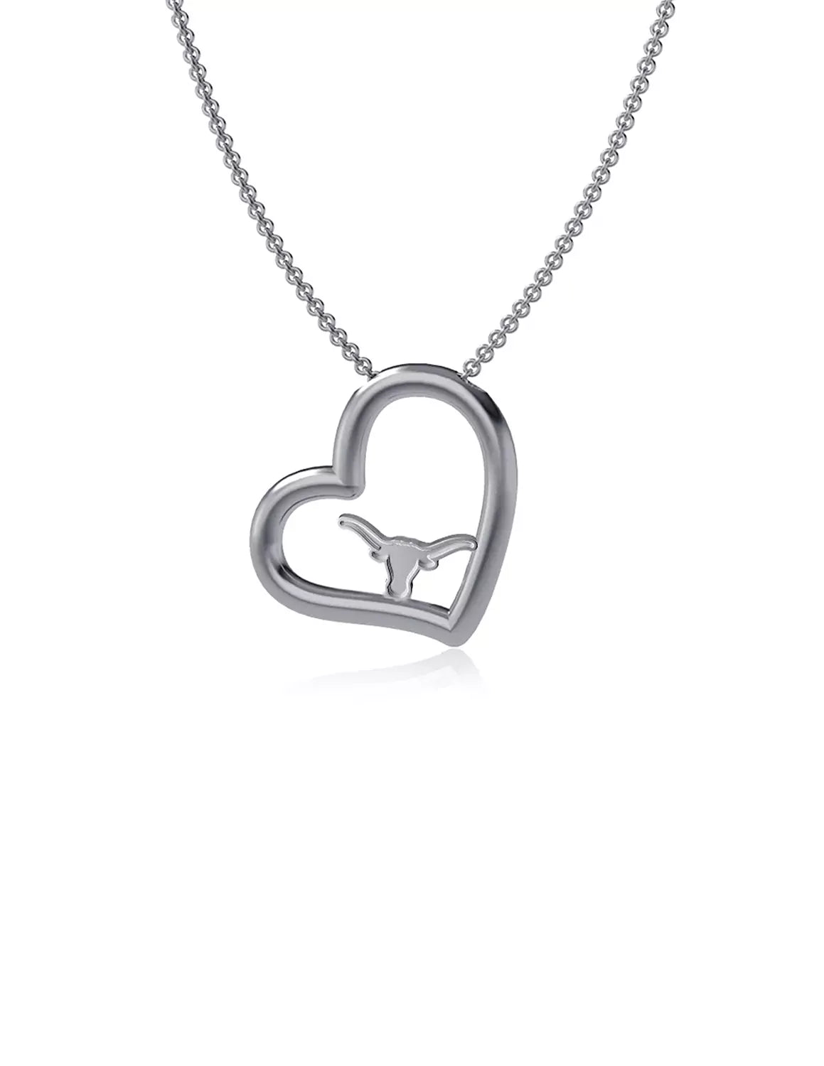 UT Heart Pendant Necklace