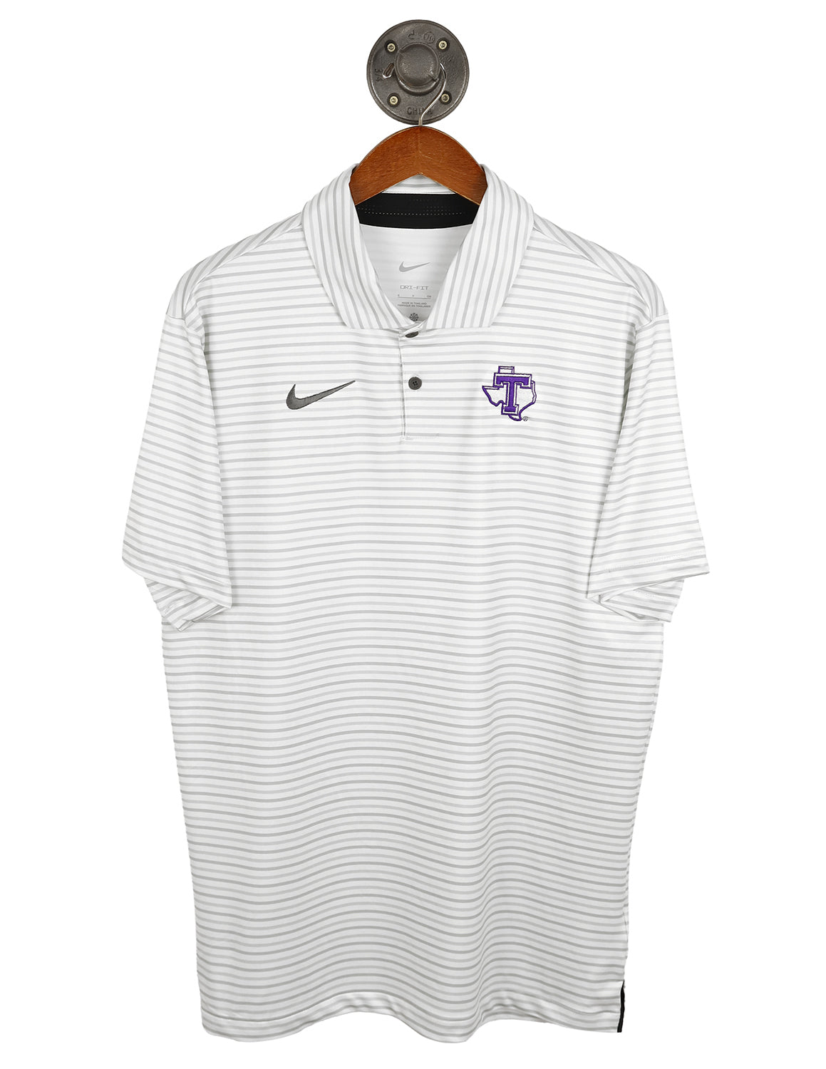 TSU Men's Striped Polo