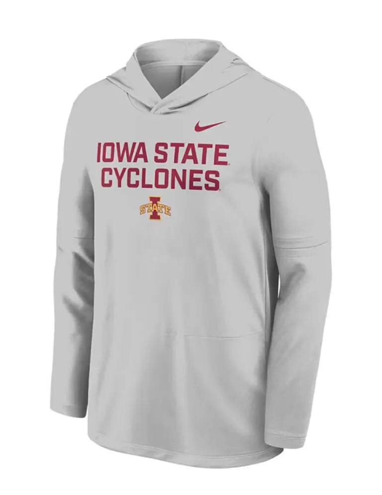 ISU Nike Sideline Lightweight Hooded Long Sleeve