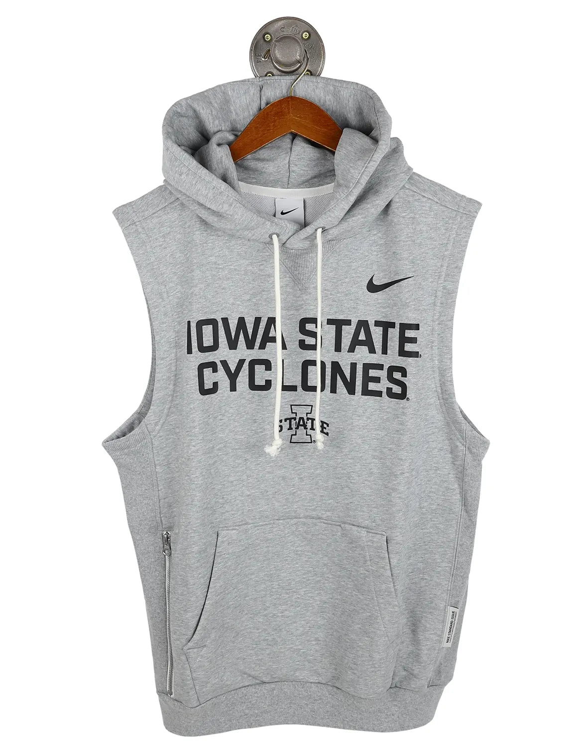 ISU Nike Sideline Sleeveless Pullover Hoodie