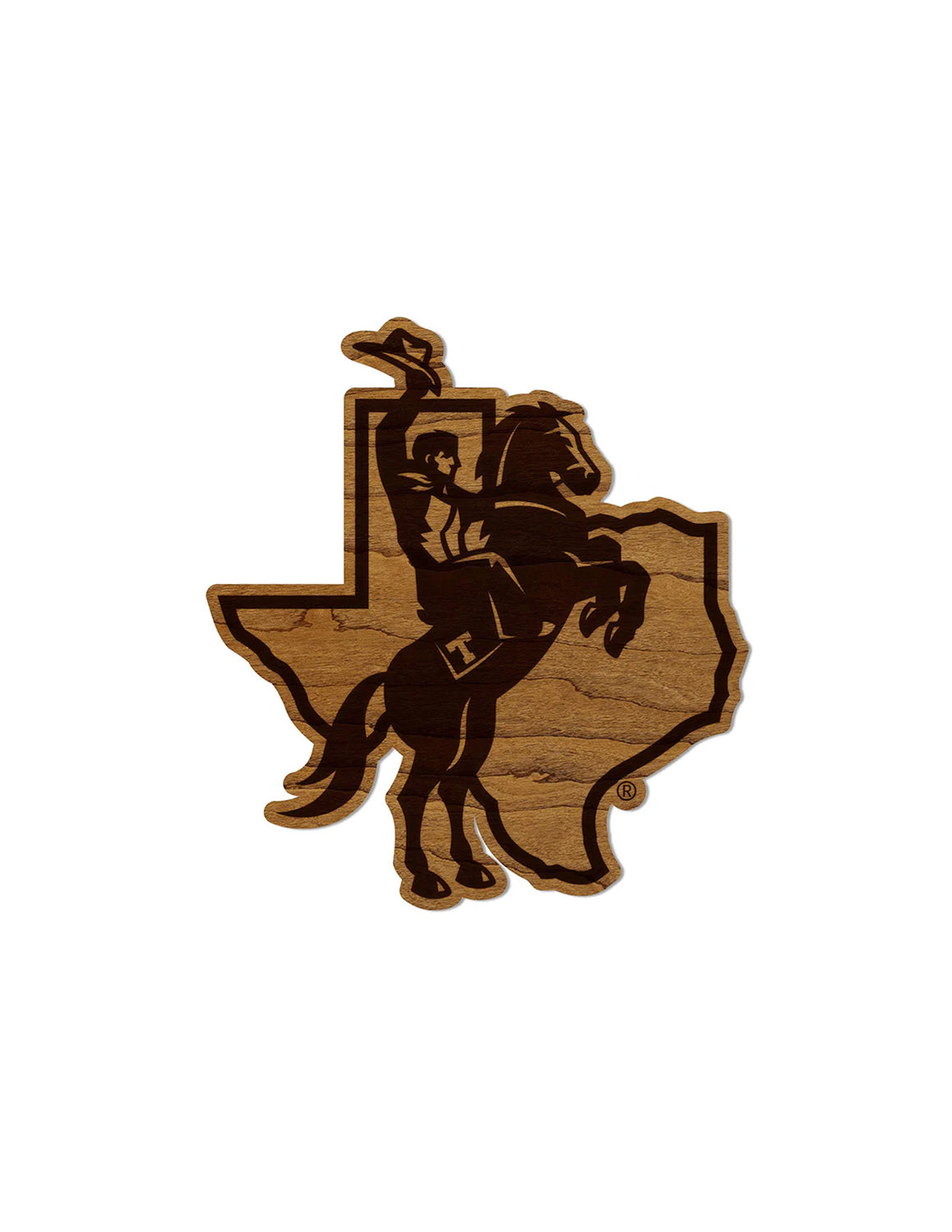 TSU Texan Rider Magnet