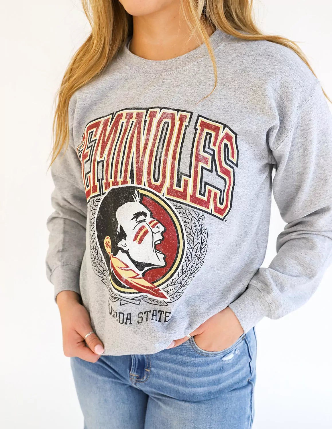 FSU Vintage Laurel Crewneck