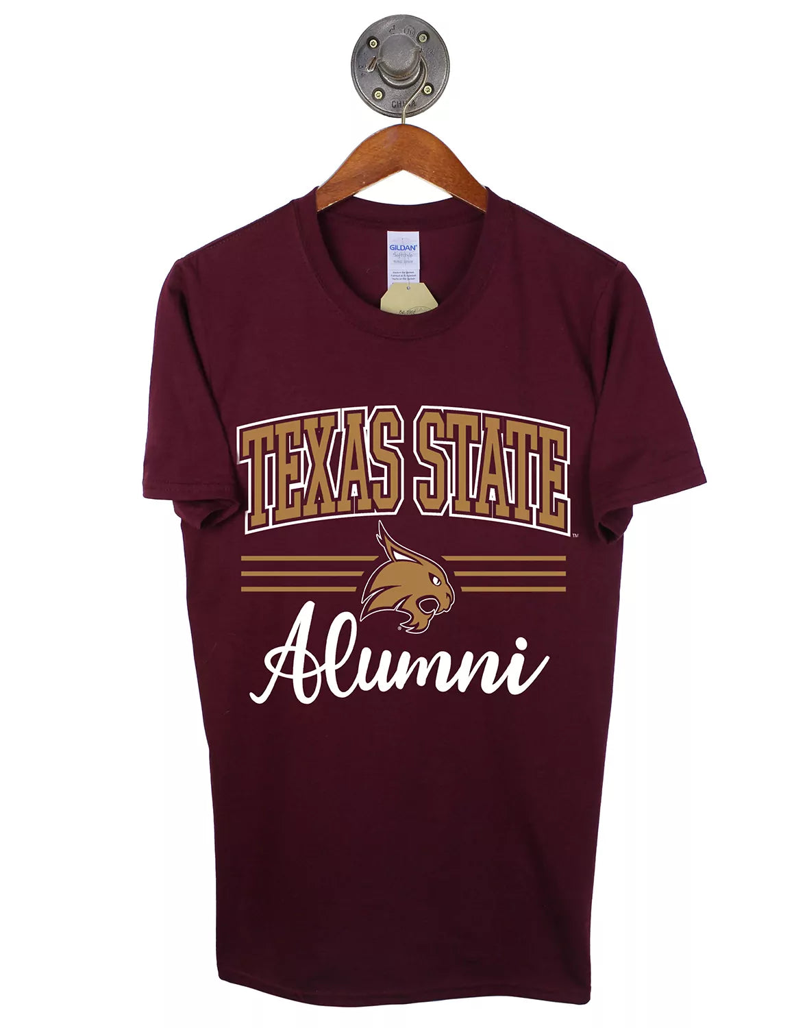 TXST ALM Alumni Scripted Short Sleeve